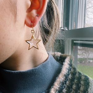 🌟J. Crew dangly star earrings🌟